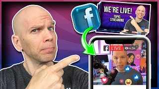 How To Put A Thumbnail On Your Facebook Live Stream Shorts [upl. by Milicent159]