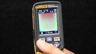 How to Use The Fluke VT04 Visual IR Thermometer Time Lapse Function [upl. by Kcirddot]