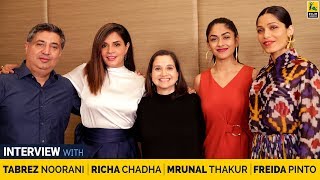 Richa Chadha Freida Pinto Mrunal Thakur Tabrez Noorani Interview  Love Sonia  Anupama Chopra [upl. by Dnaltroc]