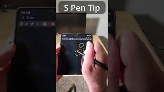 Samsung Notes  S Pen Tip shorts [upl. by Airolg152]