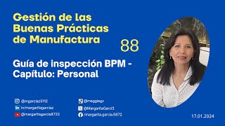 Guía de Inspección BPM  Personal  Digemid  Perú [upl. by Arakat]