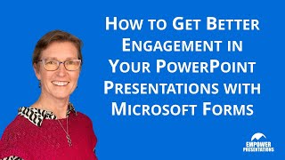 How to get better engagement in your PowerPoint presentations with Microsoft Forms [upl. by Maillw51]