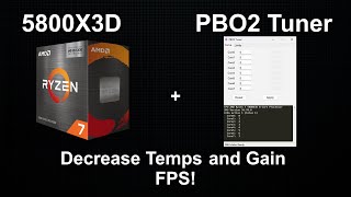 5800X3D Undervolted with PBO2 Tuner Setup Guide and Performance Testing [upl. by Tavie364]