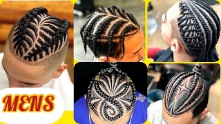 IDÉE DE COIFFURE TRESSES TENDANCE HOMME 👨 2021 MAN CORNROWS [upl. by Hteik]