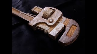 Record 10 Stillson wrench spanner restoration [upl. by Adhamh665]