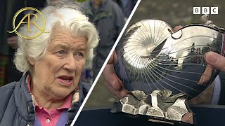 Big Surprise Hidden Inside 150YearOld Irish Silver Spoon Warmer  Antiques Roadshow [upl. by Kaia]