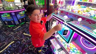 Alexander Defeats Arcade Game Challenge with multiple waves at Castle Park [upl. by Shirlie]