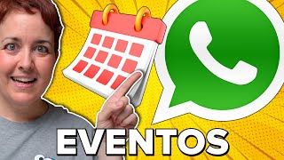 Lo NUEVO de WhatsApp para GRUPOS crea EVENTOS fácIl y rápido [upl. by Ardnikal18]