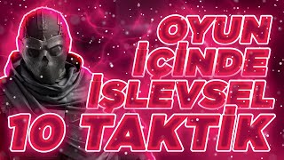 OYUN İÇİNDE İŞLEVSEL 10 TAKTİK  Tom Clancys Rainbow Six Siege quotTürkçequot [upl. by Laws]