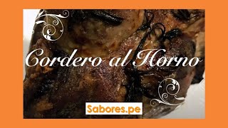 Cordero al Horno Asado  saborespe [upl. by Aitram697]