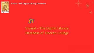 VIRASAT The Digital Library Database of DCPGRI [upl. by Janina972]