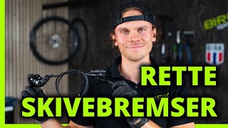 Rette skivebremser  Trinnvis guide [upl. by Netsriik501]