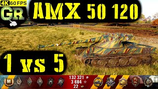 World of Tanks AMX 50 120 Replay  10 Kills 62K DMGPatch 170 [upl. by Einniw]