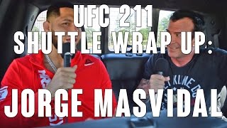 UFC 211 Shuttle Wrap Up Jorge Masvidal [upl. by Atiuqcir]