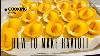 How To Make Ravioli  How To Make Perfectly Shaped Ravioli [upl. by Tigirb]