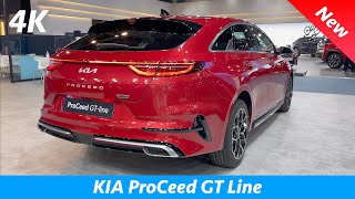 KIA ProCeed 2022  First FULL Review in 4K  GT Line Exterior  Interior Facelift PRICE [upl. by Voccola]