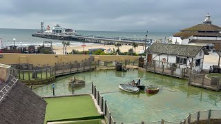 A walk from Boscombe to Bournemouth by the cliff and along the beach [upl. by Norud]