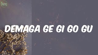 El Alfa  Demaga Ge Gi Go Gu Letra [upl. by Leahey]