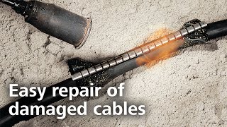 Heat shrink tubing how to repair cables with wraparound sleeve RMS [upl. by Akiraa]