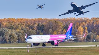 REJECTED TAKEOFF LEADS TO 2 GO AROUNDS  Airbus A321NEO Breaks Down on Runway at Budapest ATC [upl. by Egdamlat]