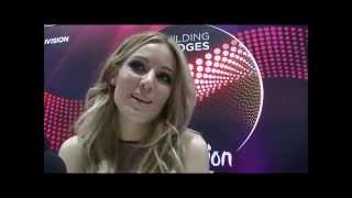 Eurovision 2015 Interview with Edurne Spain 2015 [upl. by Llerut]