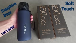 UNBOXING 720° DGREE Sapphire Blue 650 ml  22 Ounces UBER BOTTLE SOFT TOUCH [upl. by Lowndes774]