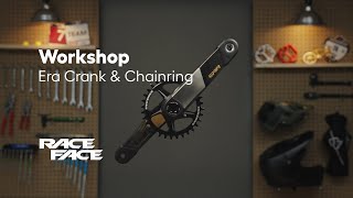 Workshop Era Crank Install  Race Face [upl. by Ocnarfnaig]