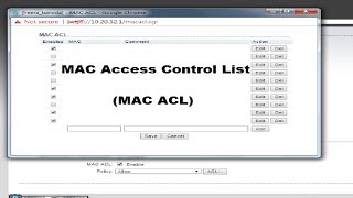 Ubiquiti Devices MAC Access Control MAC ACL Security [upl. by Tnomad]