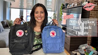 Updated Review Fjallraven Kanken Mini Backpack  More Than 1 Year of Wear  What Fits Inside [upl. by Atinrehs]