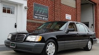 1996 Mercedes Benz S500 Walkaround Presentation at Louis Frank Motorcars LLC in HD [upl. by Aedrahs]