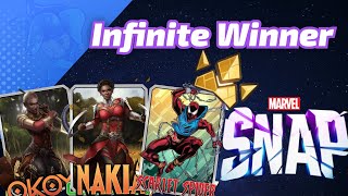 Scarlet Spider Handbuff is an INFINITE CONQUEST WINNER  Marvel SNAP Deck Highlight [upl. by Enrobialc]