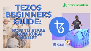 Tezos Tutorials How to stake Tezos from Kukai wallethow to delegate your Tez [upl. by Yrek5]