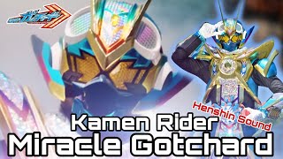 KAMEN RIDER MIRACLE GOTCHARD HENSHIN SOUND  HOPPER101 ✖️ GIGANTLINER EXTRA FORM [upl. by Bradlee]