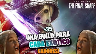 UNA BUILD PARA CADA EXÓTICO CAZADOR Destiny 2 [upl. by Xavier]