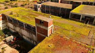 Drone flight Uniroyal abandoned factory Dumfries [upl. by Remde]