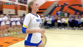 Girls High School Volleyball Champlin Park vs Wayzata Girls Section 5AAAA Final [upl. by Jeavons]