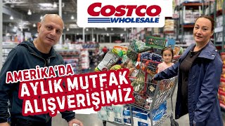 AMERİKADA AYLIK MUTFAK ALIŞVERİŞİMİZCostco Alışverişimiz Ne Kadar Tuttu 101 [upl. by Annaes]