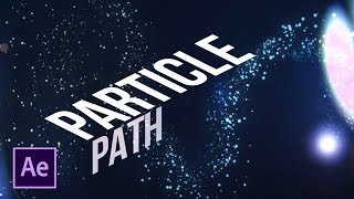 Create Particles Along a Path  After Effects Tutorial No Plugins [upl. by Ahsaelat46]