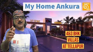 My Home Ankura 4amp2 BHK Villas At Tellapur  journey with jaya [upl. by Cesaro]