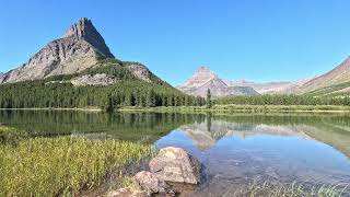 Grinnell Glacier Trail Montana USA [upl. by Muhcon]