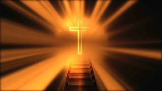 Jesus Cross Background video Loop  Motion Graphics Animated Background Copyright Free [upl. by Nitsirc]