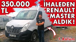 350000 TL RENAULT MASTER ALDIK UYAP ESATIŞ 1BÖLÜM İLK İNCELEME [upl. by Emma]