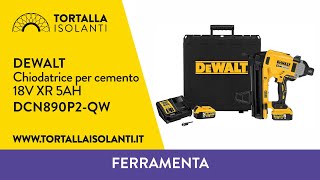 DEWALT DCN890P2QW Chiodatrice per cemento 18V XR 5Ah [upl. by Noret]