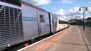 East Coast HST Highland Chieftain at Stirling [upl. by Ishmael]