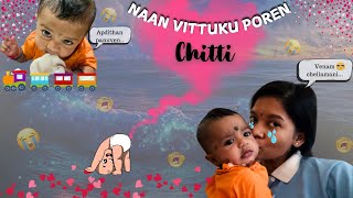 Naan vittuku poren apdiya 😭Chellamani vittu iruka manasu varuma 🥹 [upl. by Artekal583]