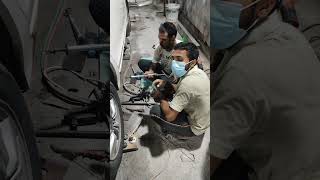 Car Honda Accord dentig Saudi Arabia denting penting mechanic youtubeshorts viralshorts [upl. by Assert327]