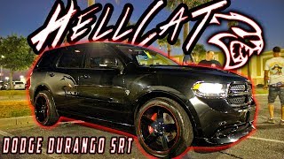 FIRST IN THE WORLD HELLCAT DODGE DURANGO SRT  SUPERCHARGED HEMI [upl. by Liag239]