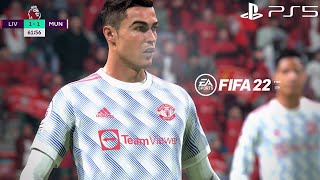 FIFA 22  Liverpool vs Manchester United  PS5 Next Gen Gameplay  Premier League Full Match  4K [upl. by Ahsik469]