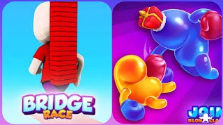 Birdge Race vs join blob 3d🛑⚫️🟣Big Levels Android iOS Gameplay DD53 [upl. by Oilicec]