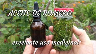 Como Hacer Aceite De Romero SUPER FACIL Y RAPIDO [upl. by Brandtr]